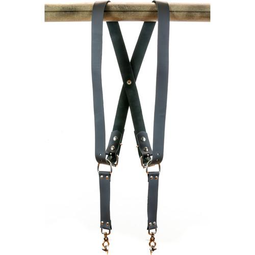 Funk Plus Cowhide Leather Snap Back Harness with 1.5" Wide Straps