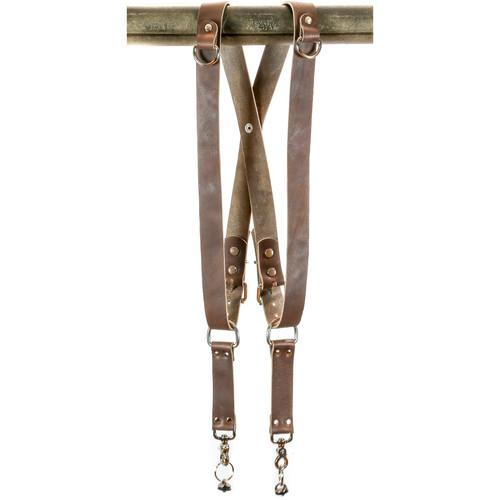 Funk Plus Water Buffalo Leather Snap Back Harness with 1.5" Wide Straps and D-Rings