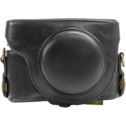 MegaGear Ever Ready PU Leather Camera Case with Strap for Panasonic DMC-LX7
