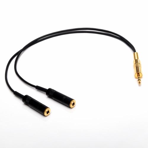 Microphone Madness 3.5mm Stereo Mini Male to Dual Female Y-Cable