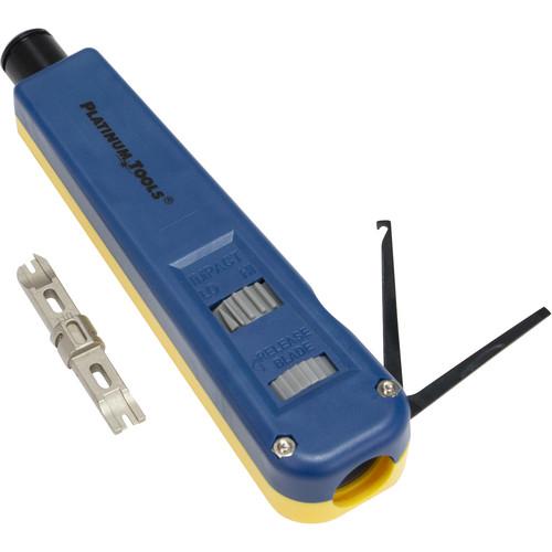Platinum Tools 13306C Punchdown Tool with NeverDull 110 Blade