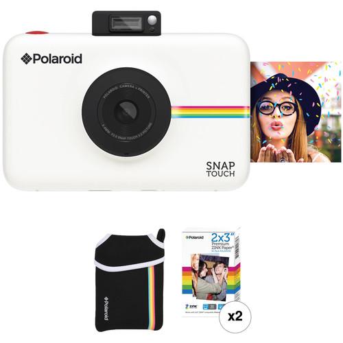 Polaroid Snap Touch Instant Digital Camera with ZINK Photo Paper and Pouch Kit