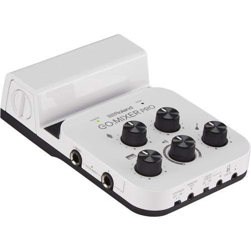 Roland GO:MIXER PRO 9-Input Audio Mixer Pedal for Smartphones