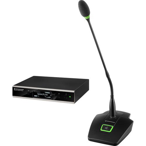 Sennheiser SpeechLine Digital Wireless Microphone Set with 153-S DW Stand, MEG 14-40-L-II B Microphone, and DW Receiver