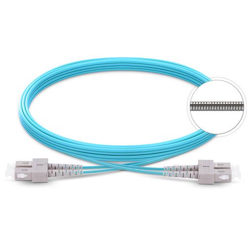TechLogix Networx OM4 2.0mm Duplex Multimode Economy Premade Cable with SC to SC Connectors