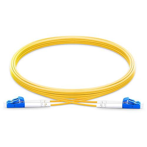 TechLogix Networx OS2 2.0mm Duplex Single-Mode Economy Premade Cable with LC to LC Connectors