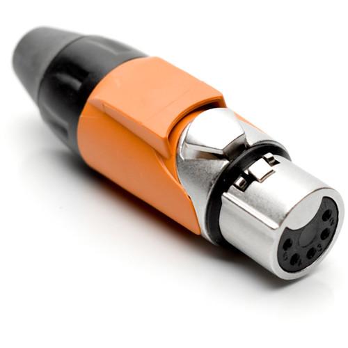 Amphenol AX Series 5-Pin XLRF Cable Connector with Marking Sleeve