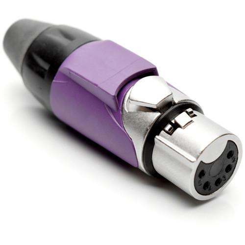 Amphenol AX Series 5-Pin XLRF Cable Connector with Marking Sleeve