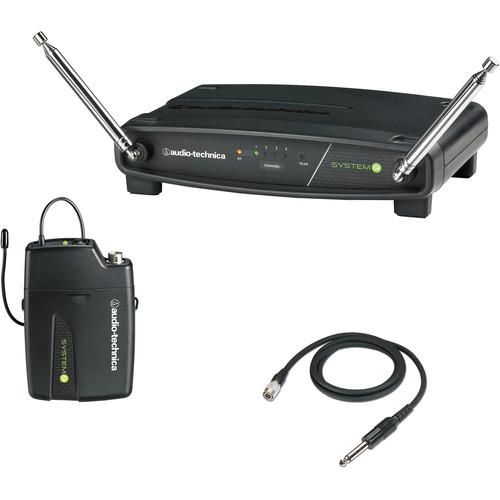 Audio-Technica ATW-901A G System 9 VHF Wireless Unipak System with AT-GcW Guitar Instrument Input Cable