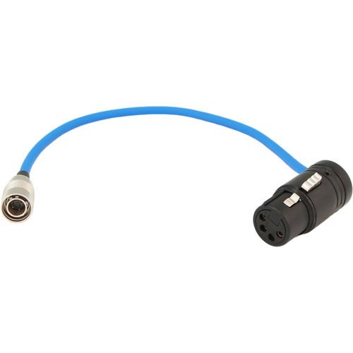 Cable Techniques Hirose 4-Pin to Low-Profile XLR-4F DC Power Cable