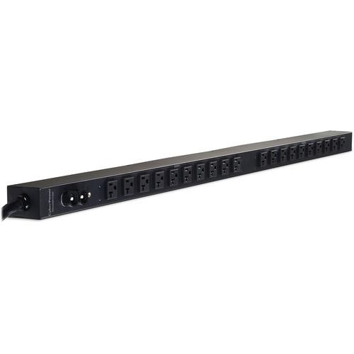 CyberPower PDU 24A 100-120 50 60Hz Nema L5-30P Plug 20 Nema 5-20R, 0U Rackmount, 10
