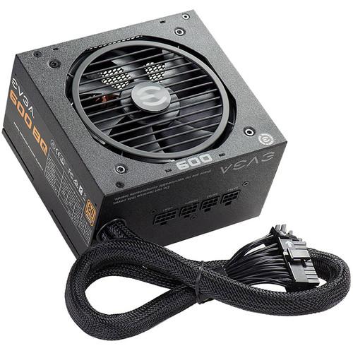 EVGA 600 BQ 600W 80-Plus Bronze Semi-Modular Power Supply