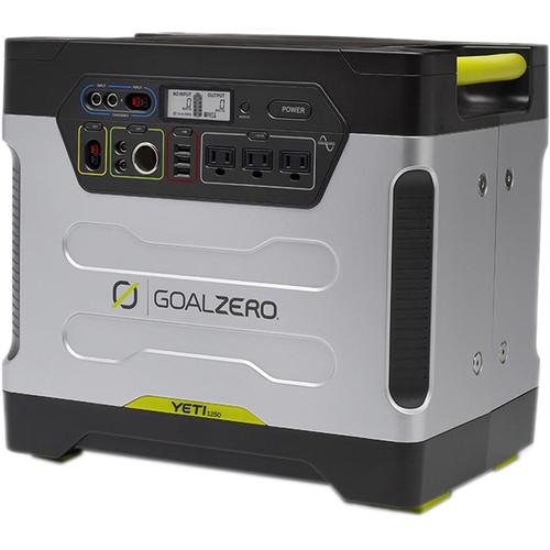 GOAL ZERO Yeti 1250 Portable Power Station with Boulder Briefcase Solar Kit