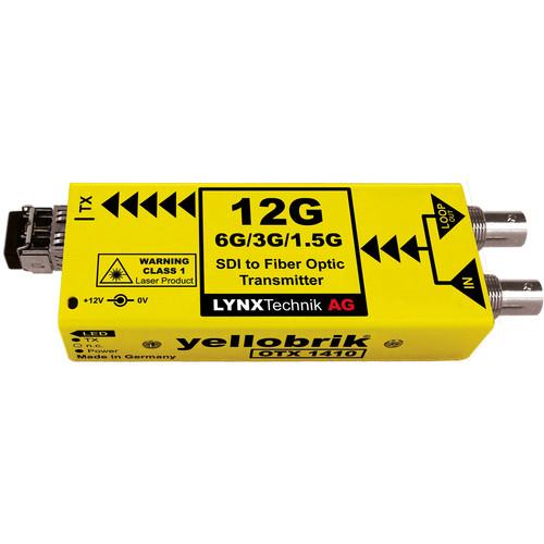 Lynx Technik AG yellobrik 12Gb SDI to Single-Mode Fiber Optic Transmitter