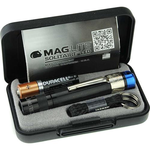 Maglite Solitaire Spectrum Series LED AAA Blue Flashlight