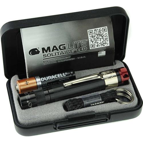 Maglite Solitaire Spectrum Series LED AAA Red Flashlight