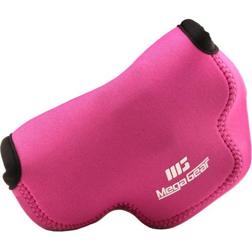 MegaGear Ultra-Light Neoprene Camera Case with Carabiner for Olympus OM-D E-M10 Mark III with 14-42mm