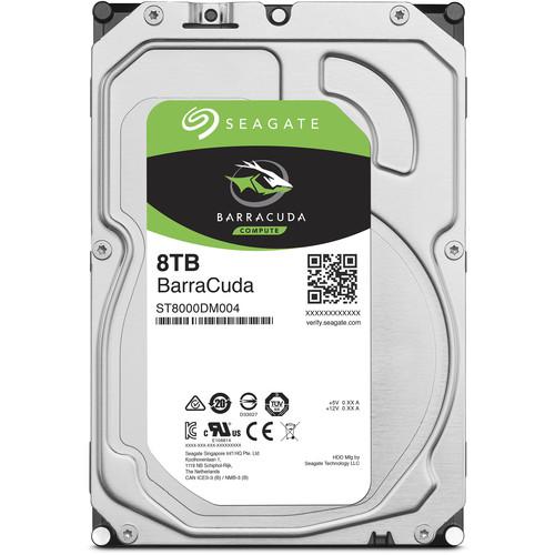 Seagate 8TB BarraCuda SATA III 3.5" Internal HDD