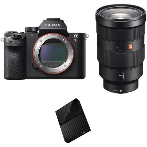 Sony Alpha a7R II Mirrorless Digital Camera with 24-70mm f 2.8 Lens and Storage Kit