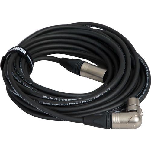 Telefunken M 801R Tube Microphone Cable with Right-Angle Female Connector