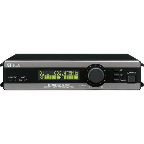Toa Electronics WT-5800-AM RM1D00 True Diversity 64-Channel Wireless Tuner