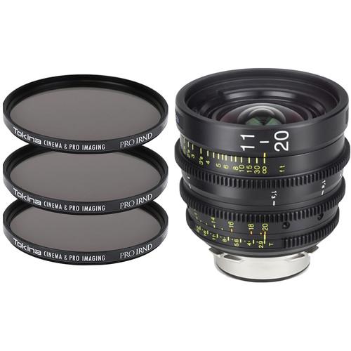 Tokina Cinema ATX 11-20mm T2.9 Zoom Lens & 3 x PRO IRND Filter Kit
