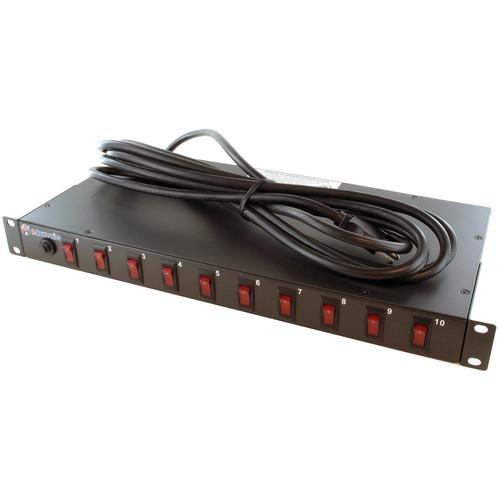 A-Neutronics 10-Outlet 19" Rackmount Power Strip