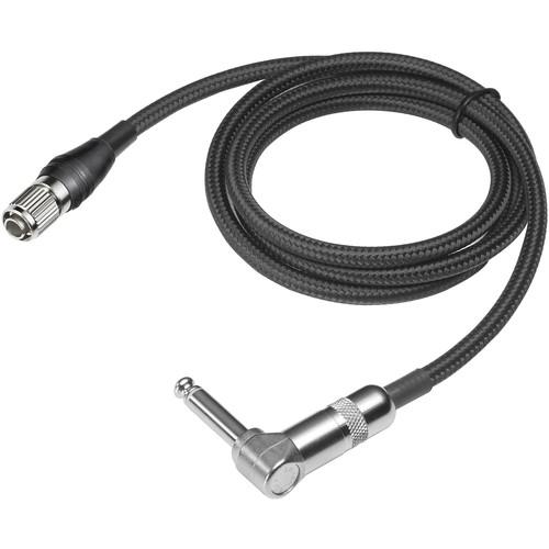 Audio-Technica AT-GRcH Pro Professional Guitar Input Cable for Wireless Transmitters