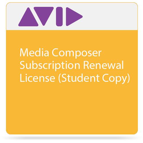 Avid Media Composer Subscription Renewal License