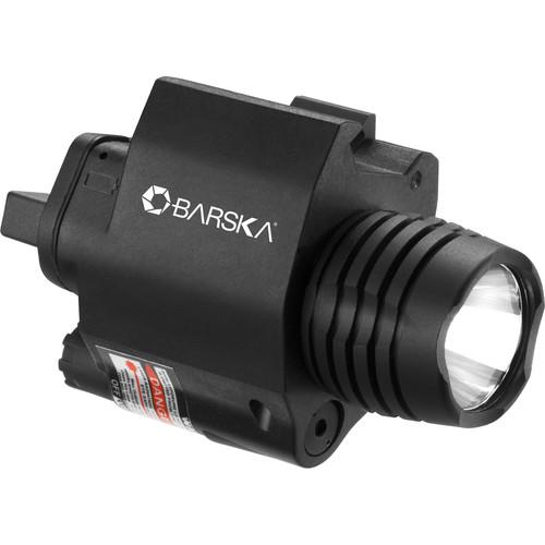 Barska Green Aiming Laser with 200 Lumen Flashlight