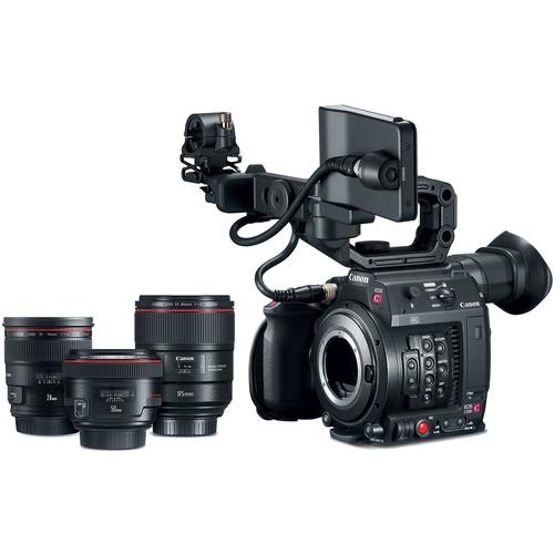 Canon Cinema EOS C200 with Prime Lens Bundle, Canon, Cinema, EOS, C200, with, Prime, Lens, Bundle