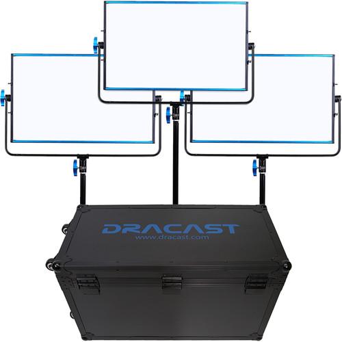 Dracast LED1000D Silq Daylight LED 3-Light Kit