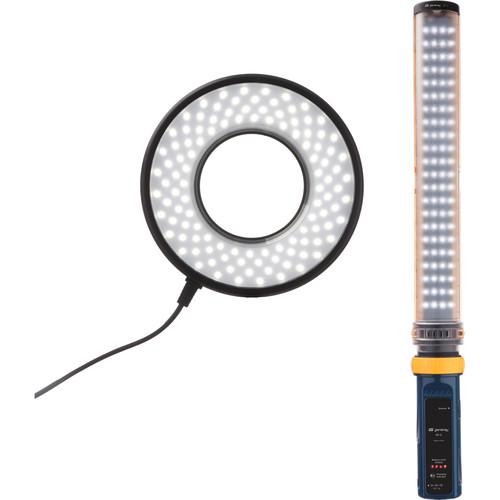 Genaray Cutlass Wand and Ring Light Kit