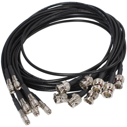 IO Industries 1855A Push-On DIN 1.0 2.3 Male to BNC Male Coaxial Cable