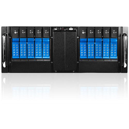 iStarUSA D410-DE10BL-25TU 10-Bay Trayless USB 3.1 Gen 1 ODD Rackmount Storage Server