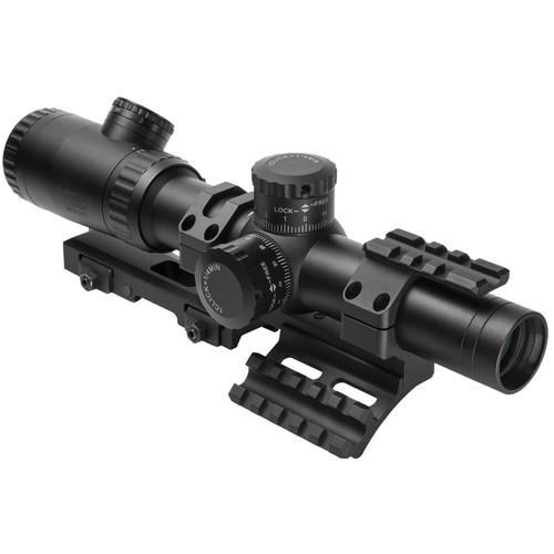 NcSTAR 1.1-4x24 Evolution Series Riflescope with SPR Mount Combo