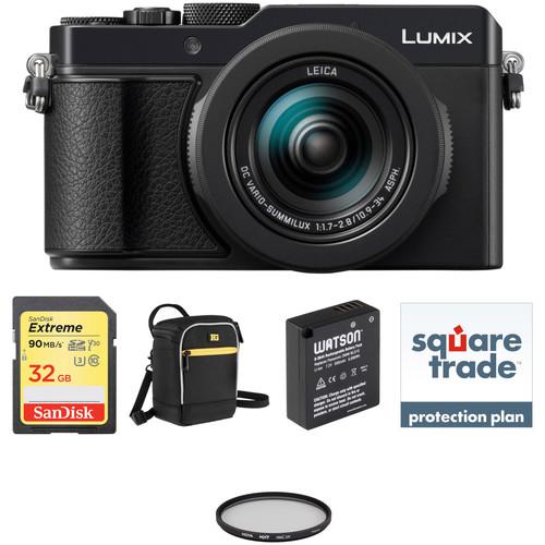 Panasonic Lumix DC-LX100 II Digital Camera with Deluxe Kit