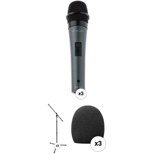 Polsen HDM-16-S Handheld Dynamic Mics with