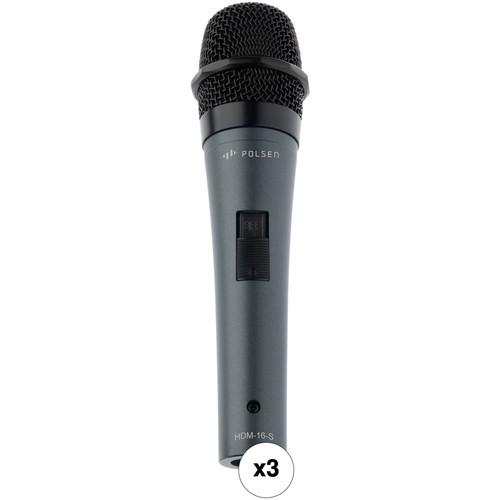 Polsen HDM-16-S Handheld Dynamic Performance Microphones