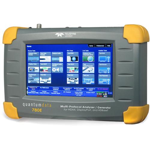 Quantumdata 780E Multi-Protocol Video Audio Generator & Analyzer with HDMI 600MHz Pixel Rate, DisplayPort 1.2, & HDBaseT