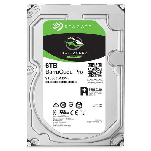 Seagate 6TB BarraCuda Pro 7200 rpm SATA III 3.5" Internal HDD