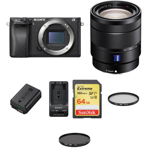 Sony a6300 Mirrorless Digital Camera with 16-70mm Lens Premium Kit