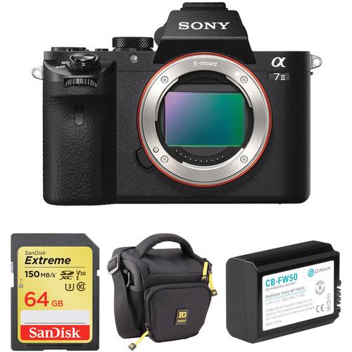 Sony Alpha a7 II Mirrorless Digital Camera with Accessory Kit
