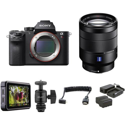 Sony Alpha a7R II Mirrorless Digital Camera with 24-70mm f 4 Lens HDR Filmmaker Kit