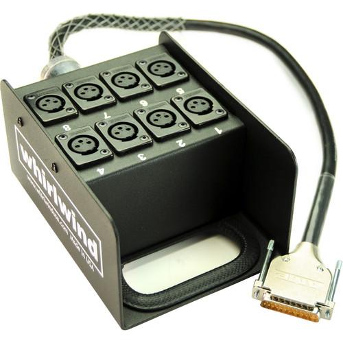 Whirlwind Studio DBB1-S-050 DB25 Male to 8 TRS Male Stage Box