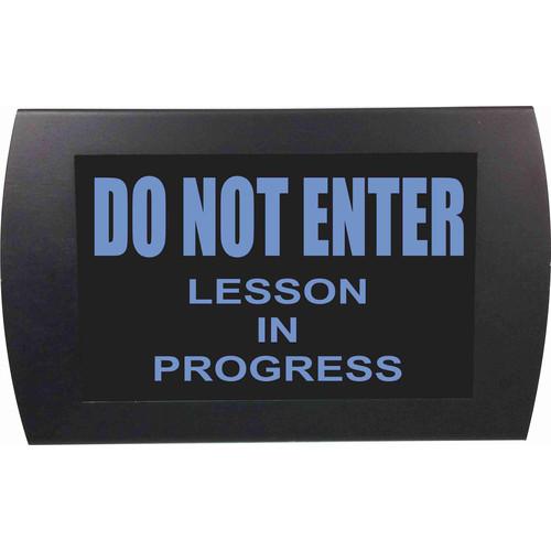 American Recorder DO NOT ENTER LESSON IN PROGRESS Indicator Sign with LEDs