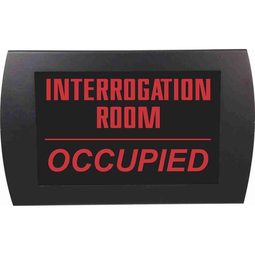 American Recorder INTERROGATION ROOM - OCCUPIED Indicator Sign with LEDs