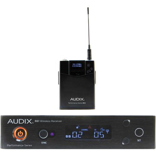 Audix AP61 BP R61 Single-Channel True Diversity Receiver with B60 Bodypack Transmitter