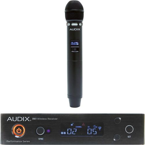 Audix AP61 VX5 R61 Single-Channel True Diversity Receiver with H60 VX5 Handheld Microphone Transmitter