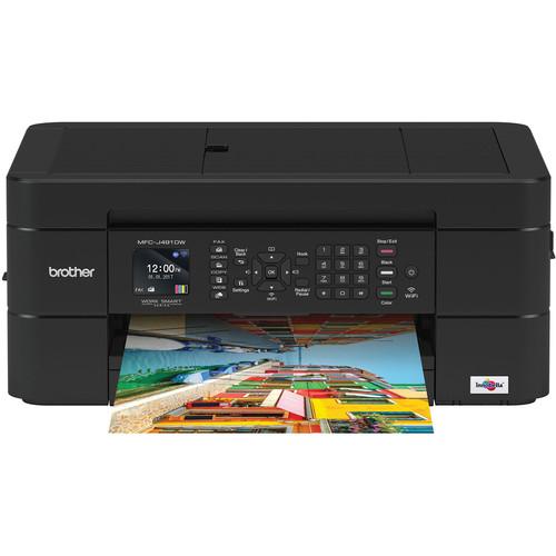 Brother Work Smart Series MFC-J491DW Compact Color All-In-One Printer